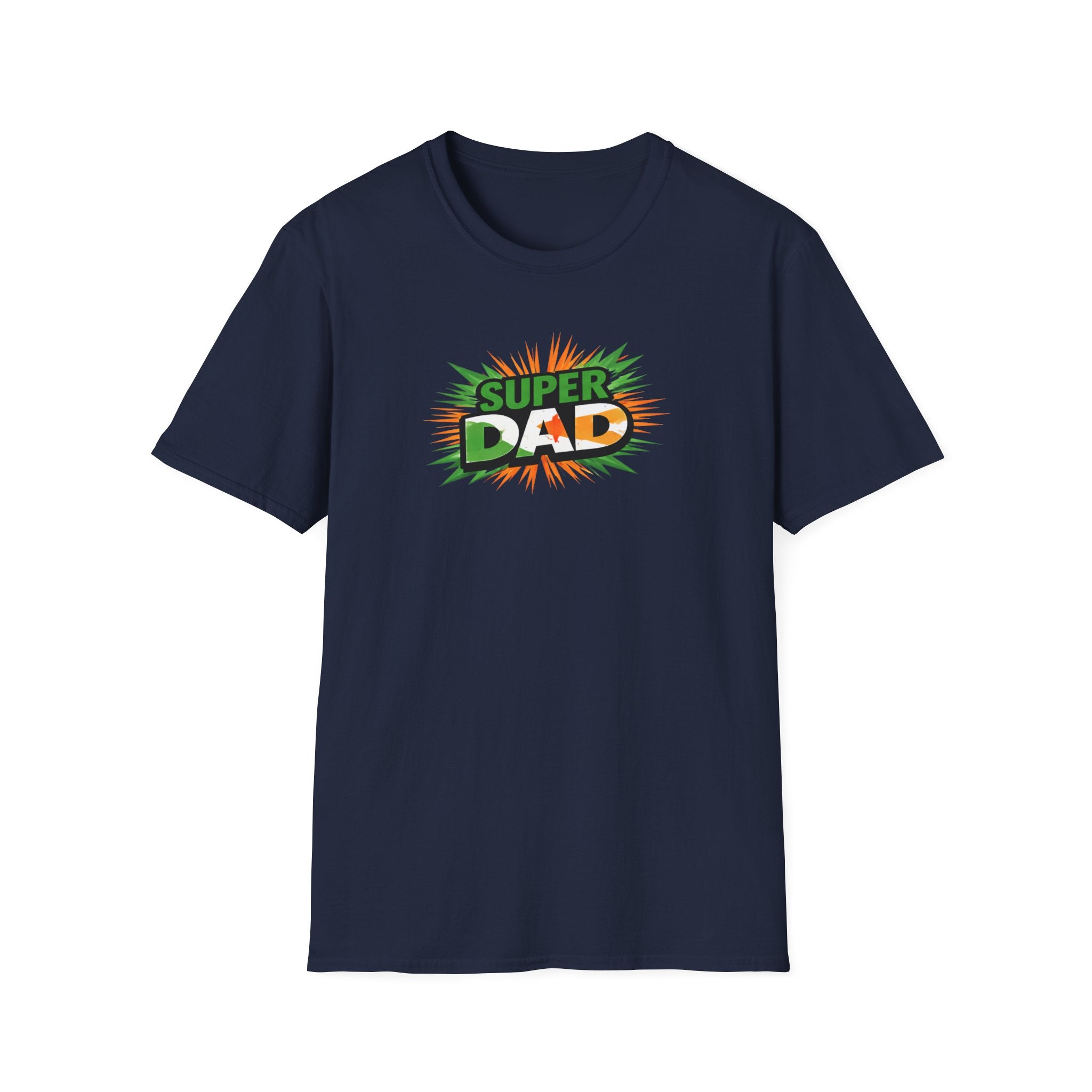 Super Dad T-Shirt — Ireland Flag themed Retro Comic Father’s Day Tee