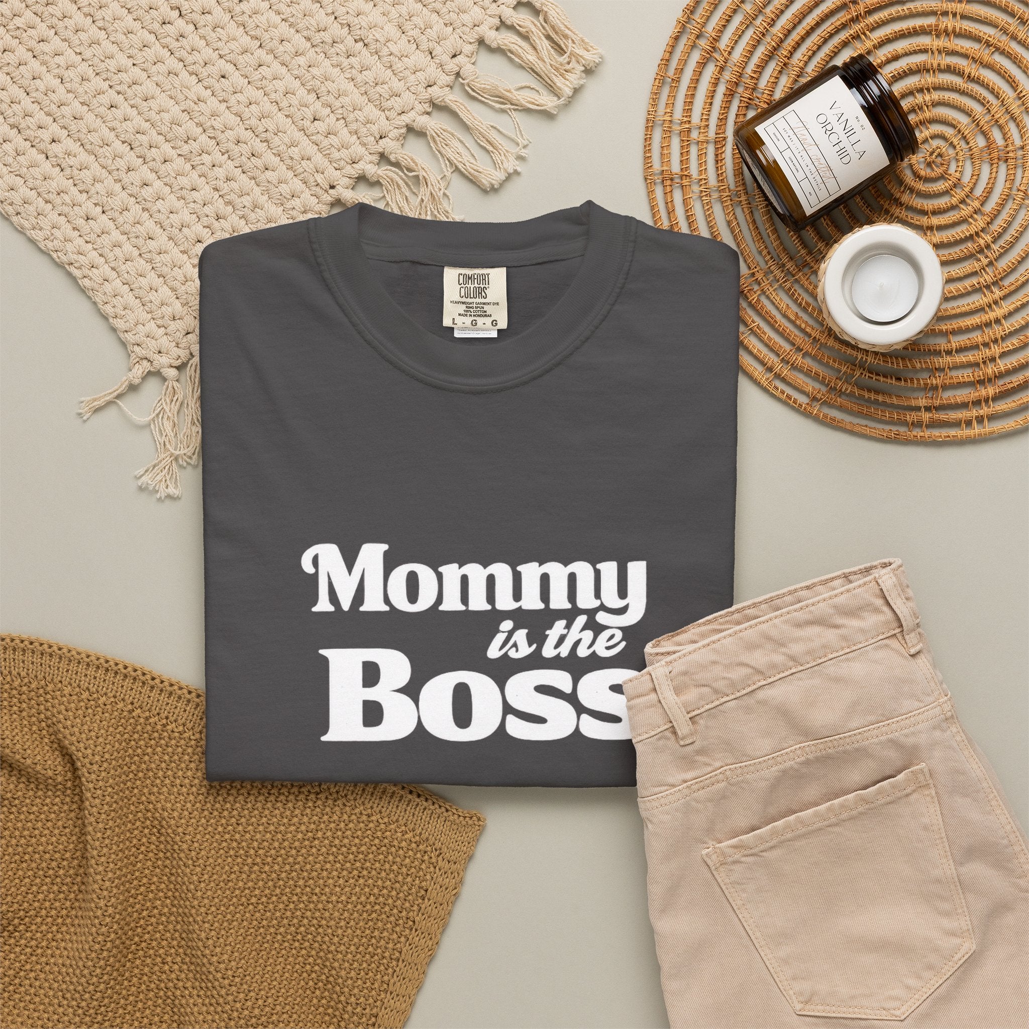 Mommy Is The Boss T-Shirt — Funny Mother's Day Tee for Moms