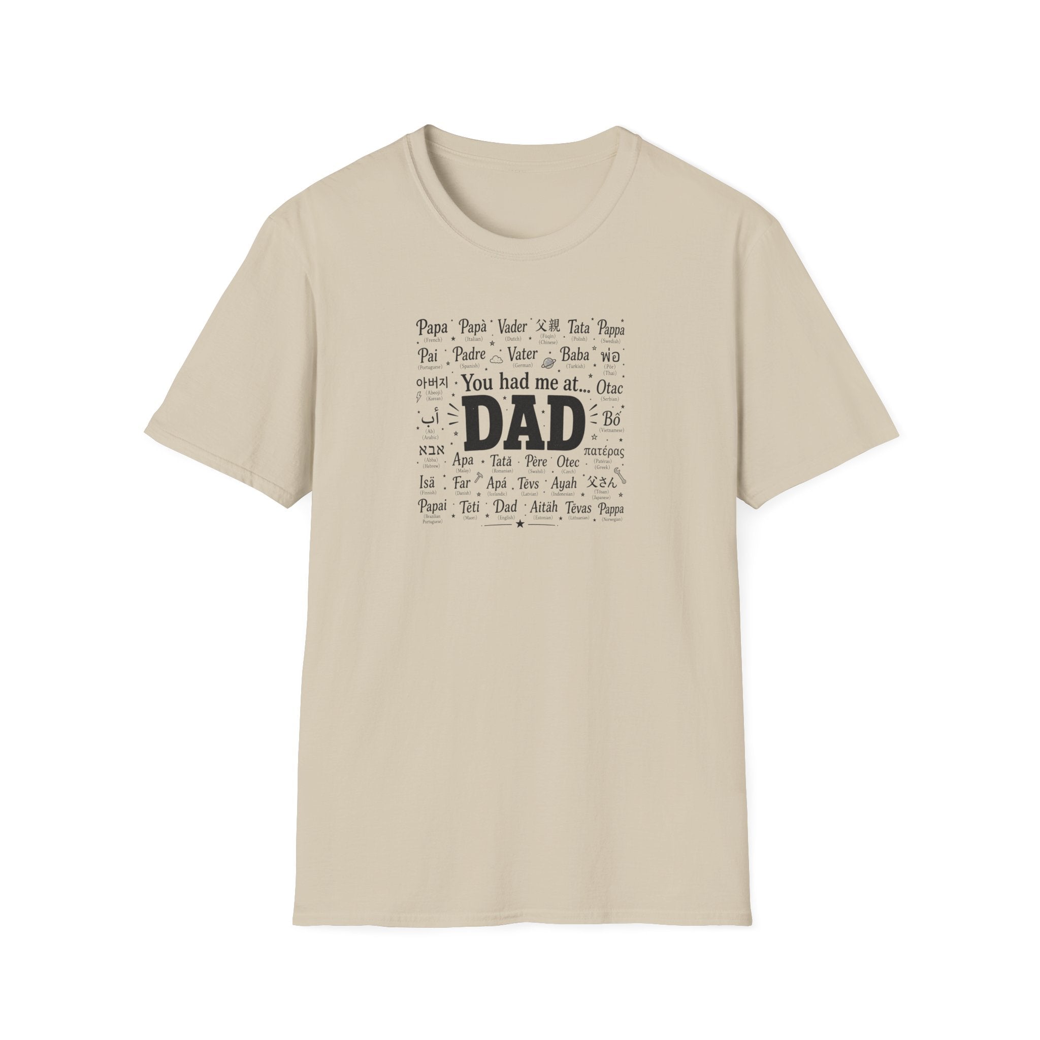 Dad Word Cloud T-Shirt — "You Had Me at Dad" Father's Day Gift