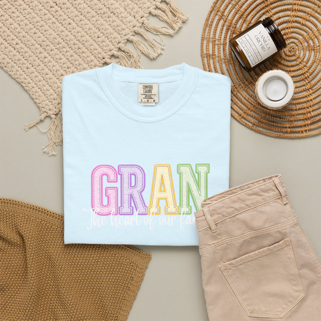 GRAN The Heart Of Our Family Tee