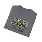 Papa Camo T-Shirt — "Papa Loves His Little Troops" Fathers Day Dad Tee