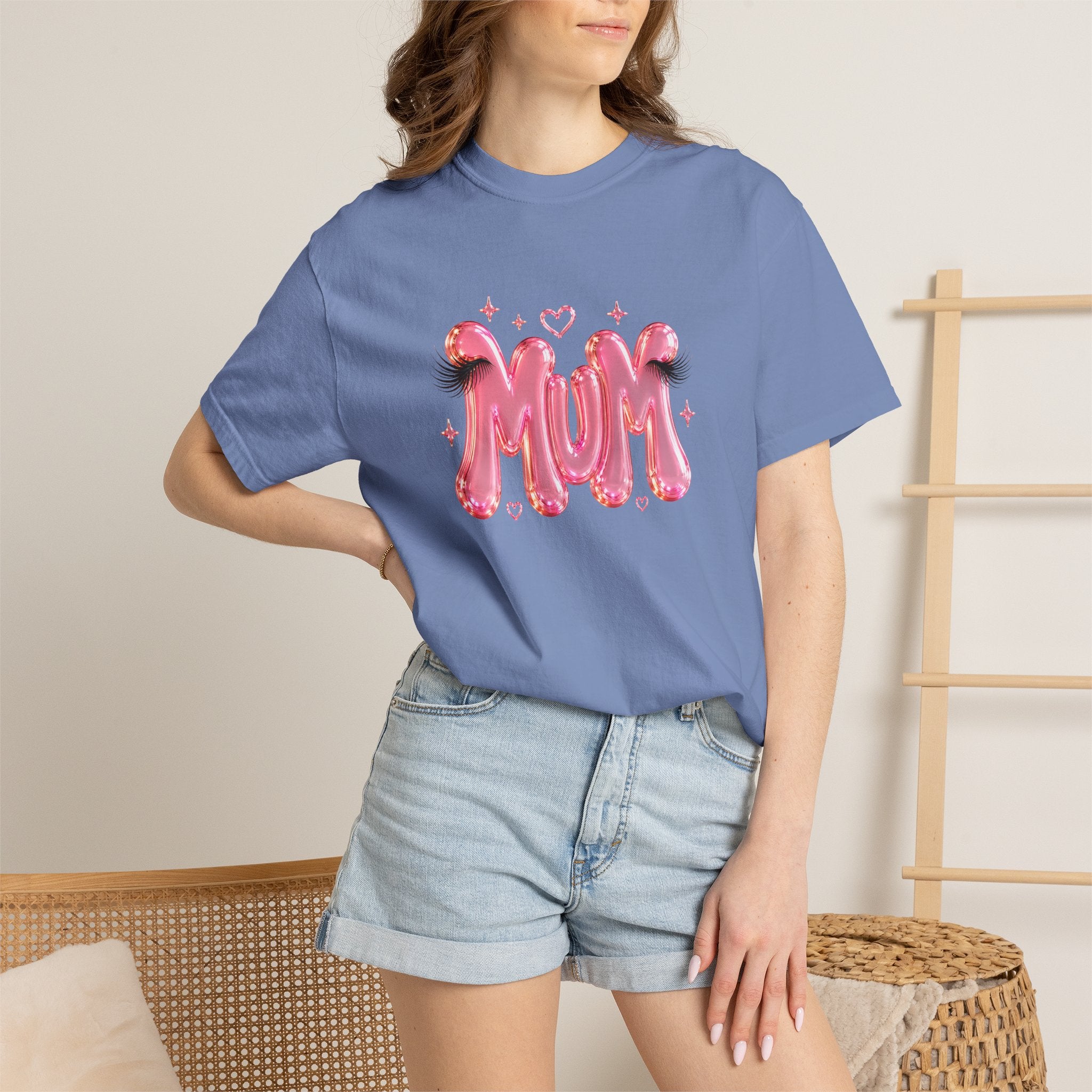 MUM Pink Balloon Eyelashes T-Shirt