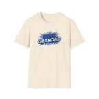 Super Grandad Scotland Flag/Scottish themed T-Shirt — Retro Comic Gift for Grandpa, Father’s Day & Birthday