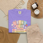 Grans Club Rules T-Shirt — Cute Floral Grandma Shirt, Funny Grandmother Gift for Mother's Day