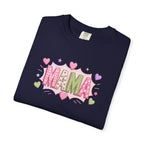 Mama Floral Heart T-Shirt — Cute Pink "MAMA" Mother's Day Tee