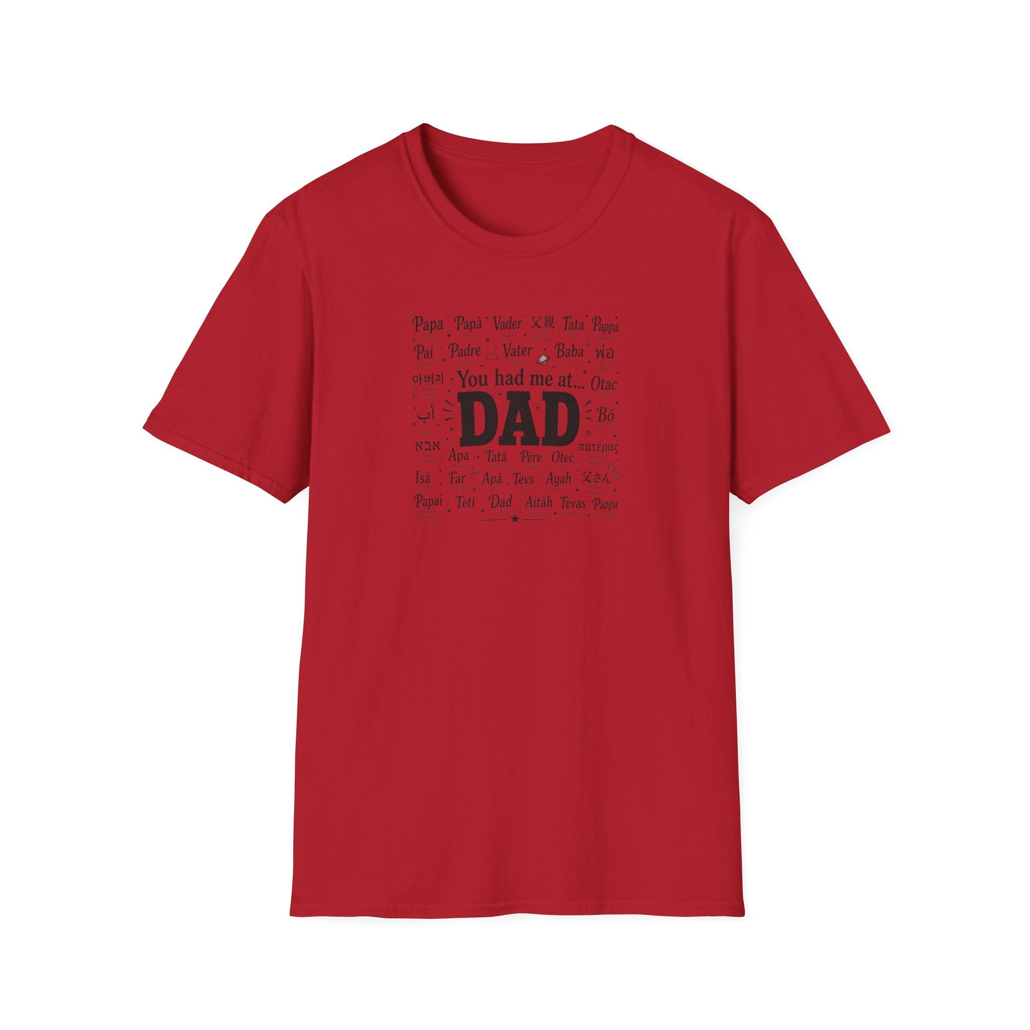 Dad Word Cloud T-Shirt — "You Had Me at Dad" Father's Day Gift