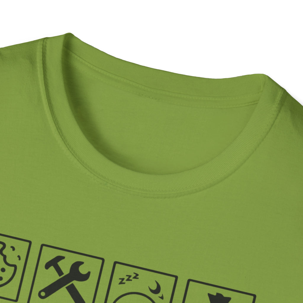 Papa Warning T-Shirt — Funny Grandpa Gift, 'Spoils Grandkids & Hands Out Biscuits' Tee