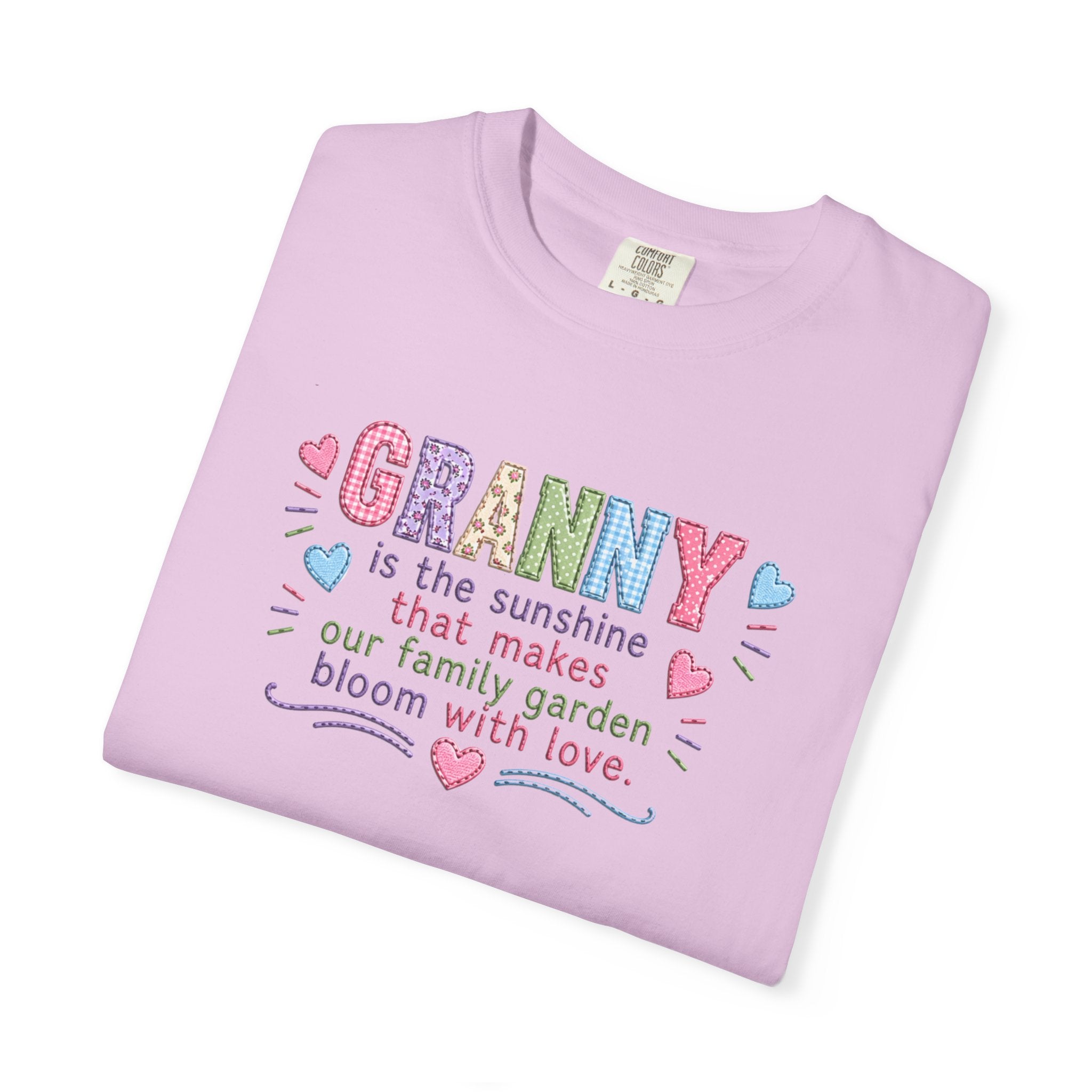 Granny Floral Tee — "Granny is the sunshine that makes our family garden bloom with love"