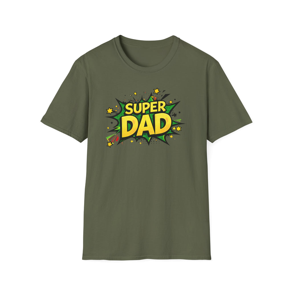 Super Dad Comic-Style T-Shirt — Father's Day Gift Tee