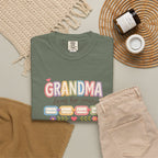 Grandma Loves Her Crew T-Shirt – Cute Pastel Grandma Family Tee