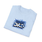 Super Dad T-Shirt — Scotland Flag themed Comic-Style Father's Day Gift