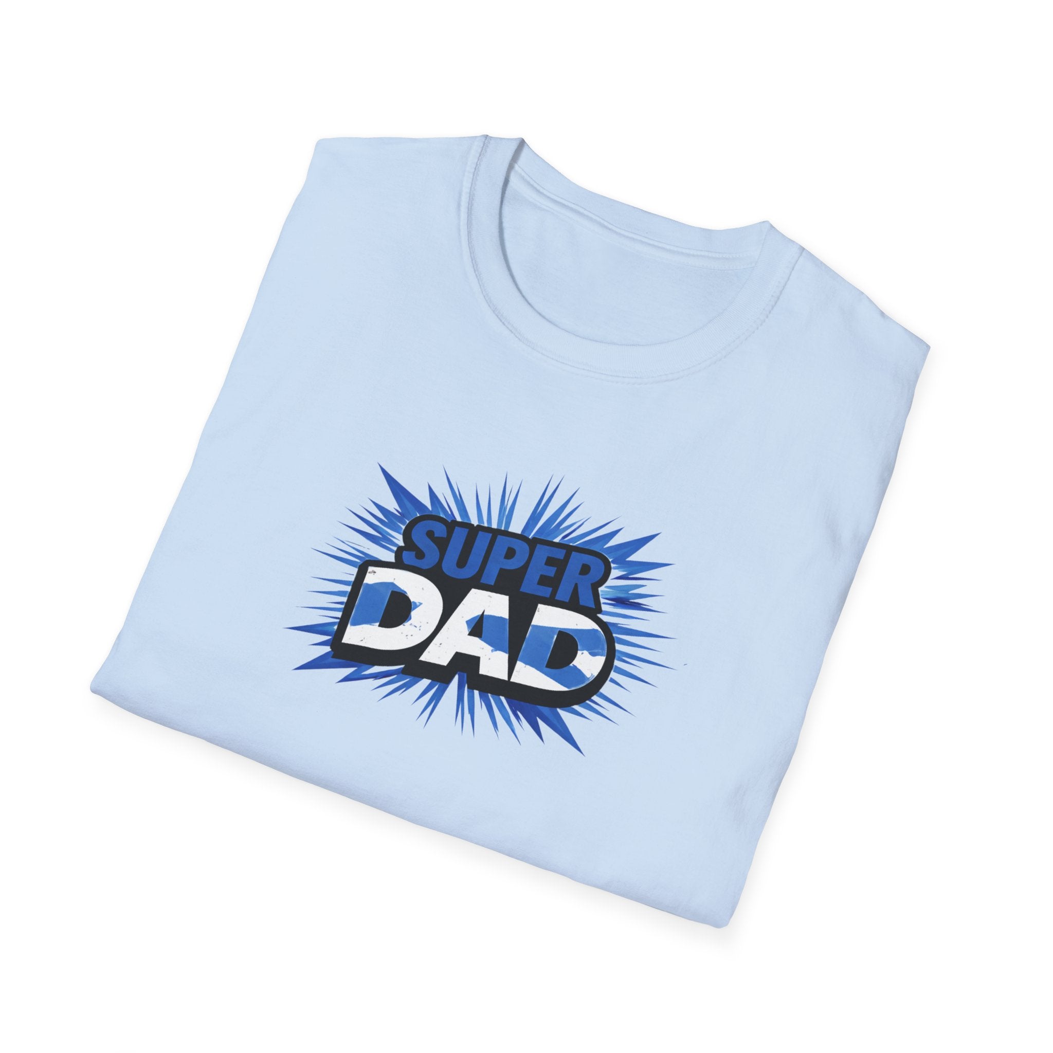 Super Dad T-Shirt — Scotland Flag themed Comic-Style Father's Day Gift