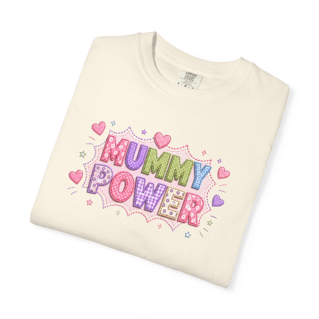 Mummy Power T-Shirt — Cute Pink Heart Mother's Day Tee