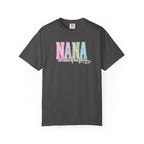 NANA Pastel Patchwork T-Shirt — "The Heart of Our Family" Gift