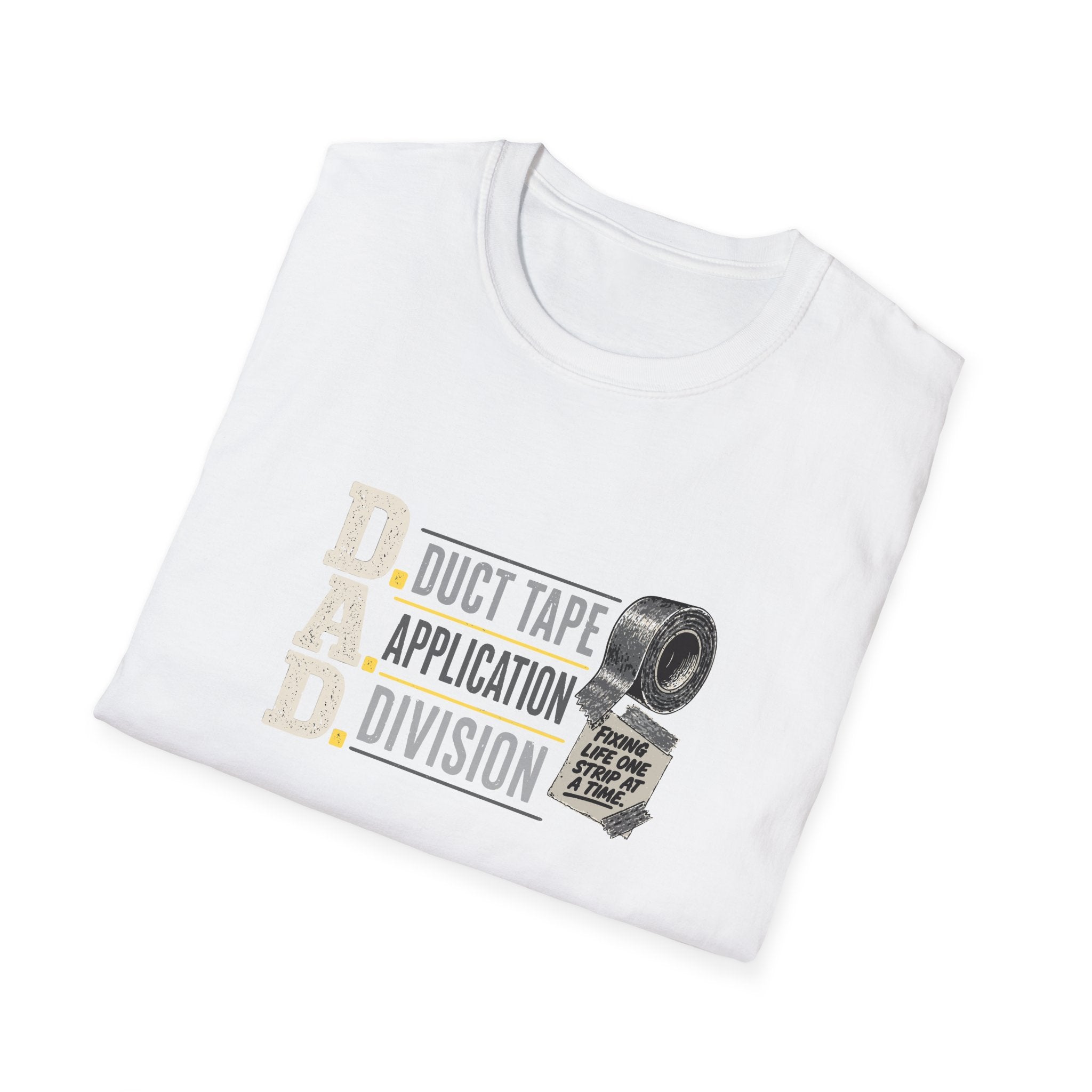 D.A.D. Duct Tape Application Division T-Shirt — Funny DIY Repair Tee