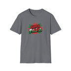 Super Papa Welsh Flag/ Wales themed Graphic T-Shirt — Father’s Day Comic-Style Dad Shirt