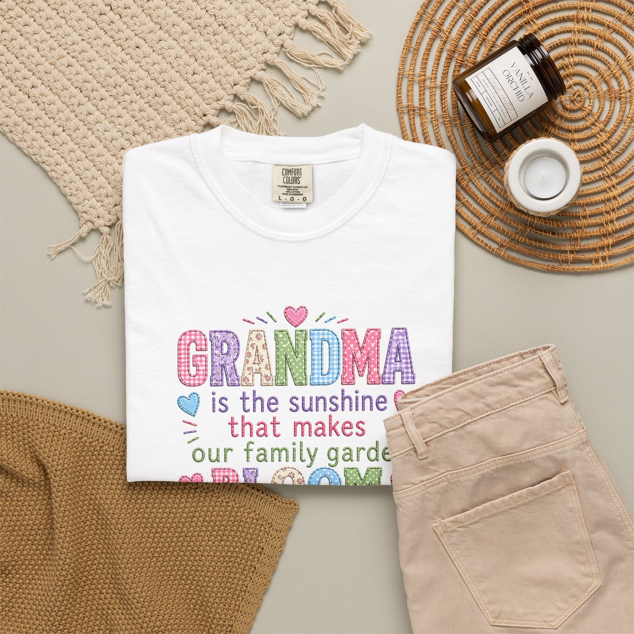 Grandma Is the Sunshine That Makes Our Family Garden Bloom T-Shirt