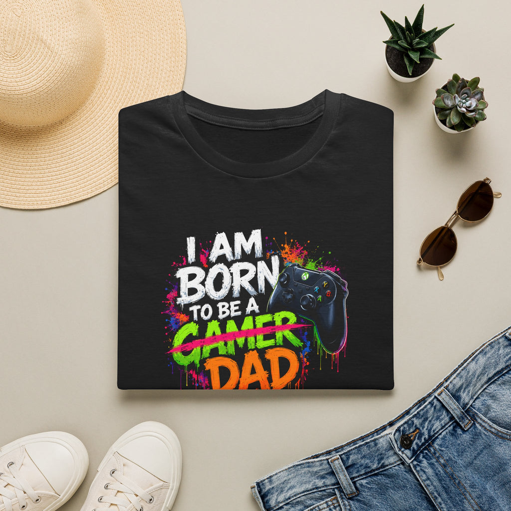 "I Am Born To Be A Gamer Dad" T‑Shirt