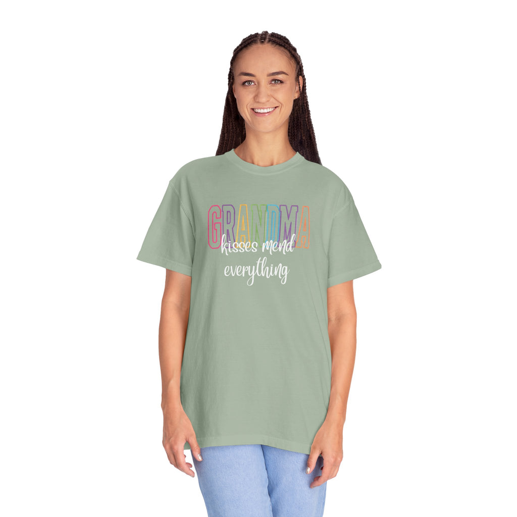 Grandma Kisses Mend Everything T-Shirt — Soft Pastel Mother's Day Gift