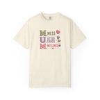 MUM Acronym Heart Graphic T-Shirt — "Mess Utter Chaos My Loves" Mother's Day Tee