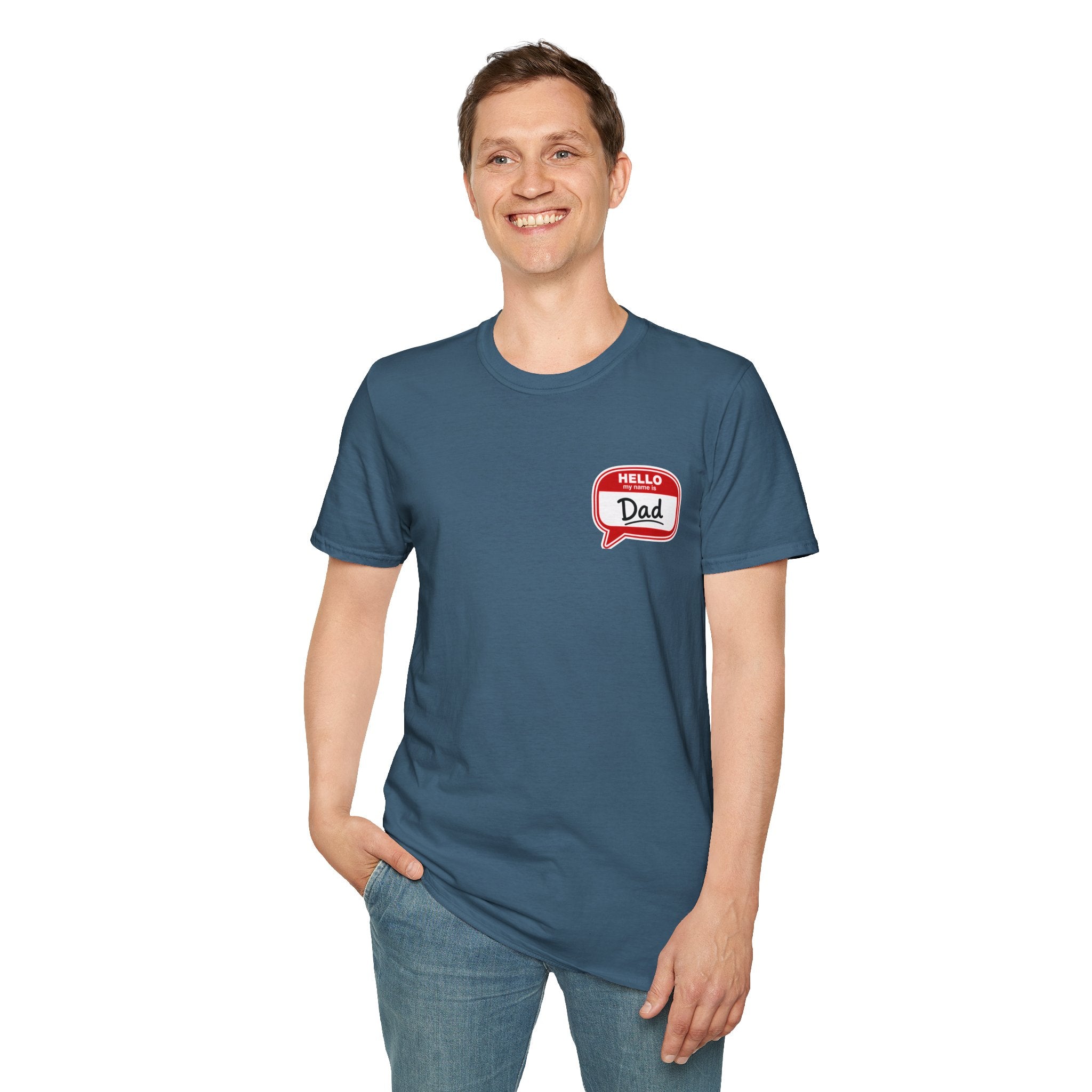 Hello Dad Speech Bubble T-Shirt — Father's Day Gift Tee