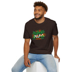 Super Papa Ireland Flag/Irish themed T-Shirt – Comic-Style Father’s Day Tee