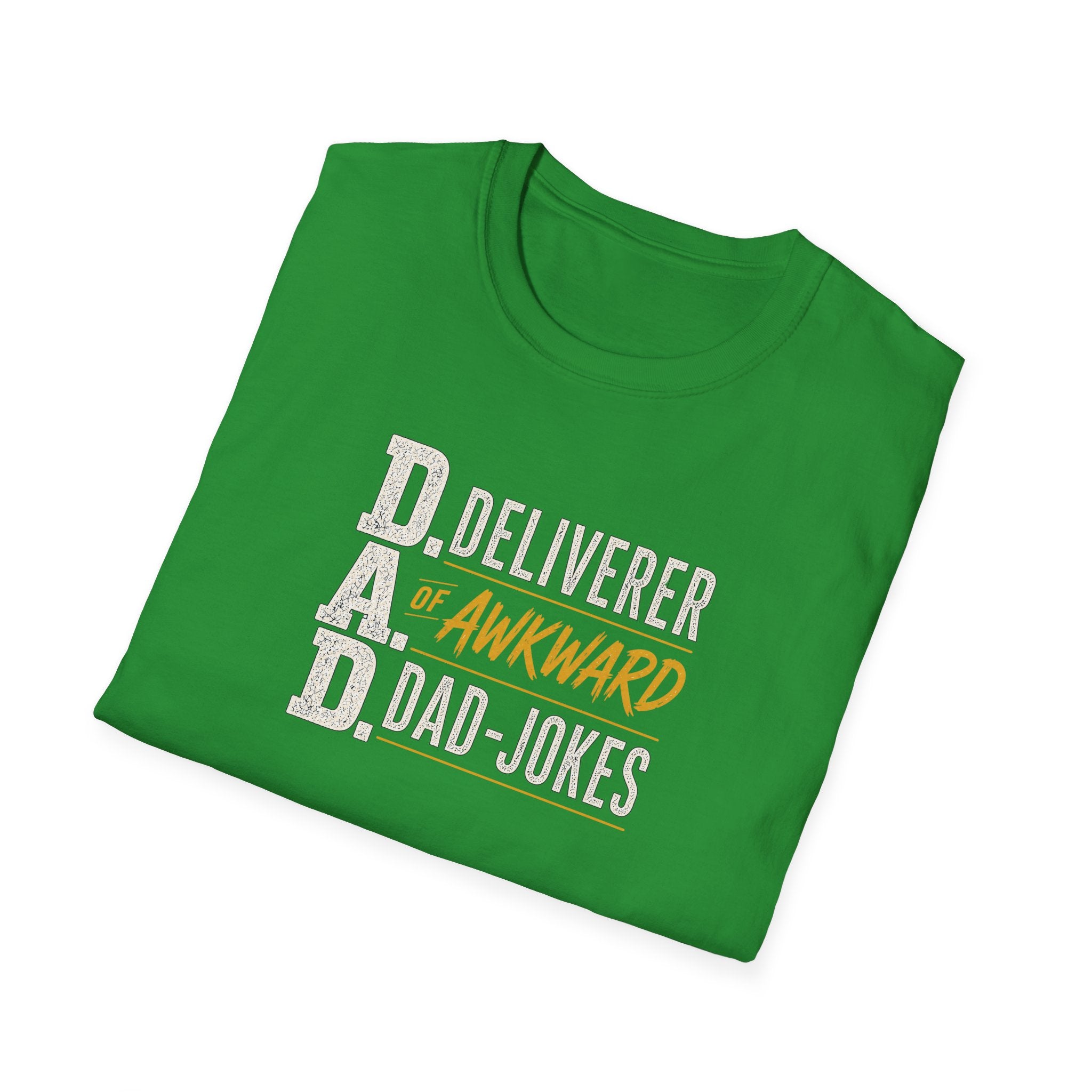 Dad T‑Shirt — D.A.D. "Deliverer of Awkward Dad‑Jokes" Funny Fathers Day Tee