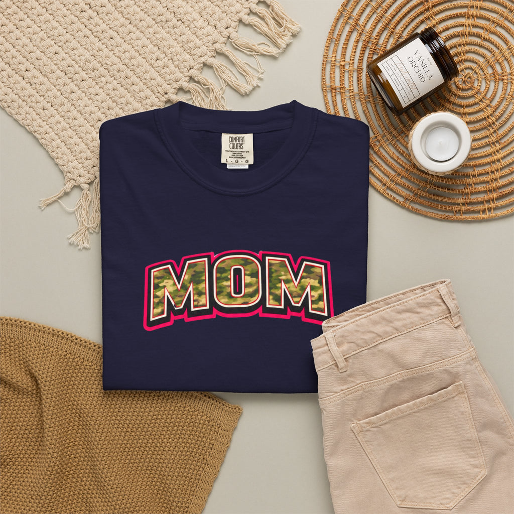 MOM Camo Patch Graphic T-Shirt