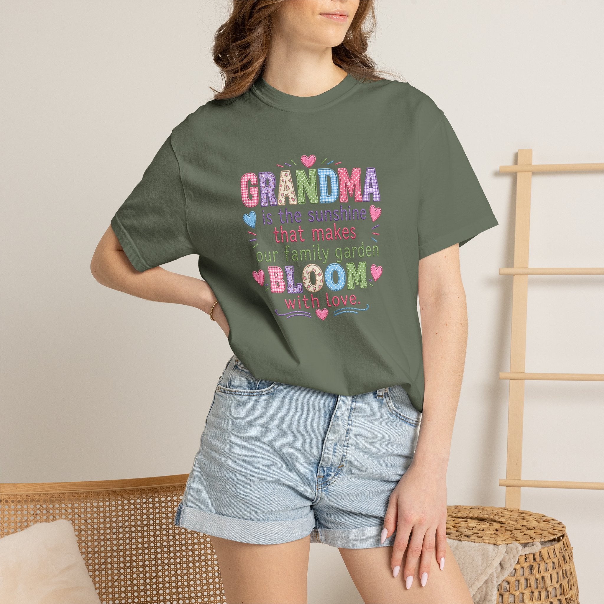 Grandma Is the Sunshine That Makes Our Family Garden Bloom T-Shirt