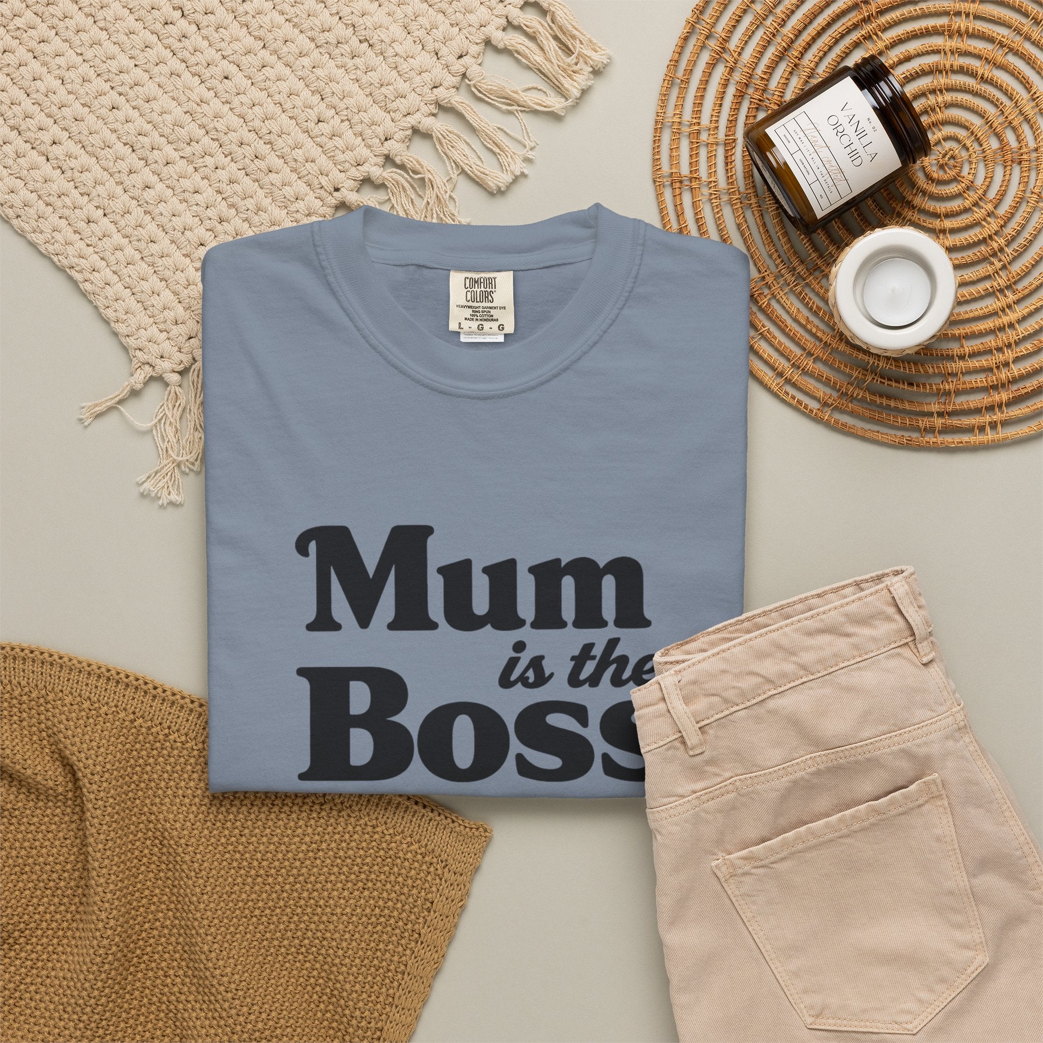 Mum Is The Boss T-Shirt — Funny Mother's Day Tee for Proud Moms