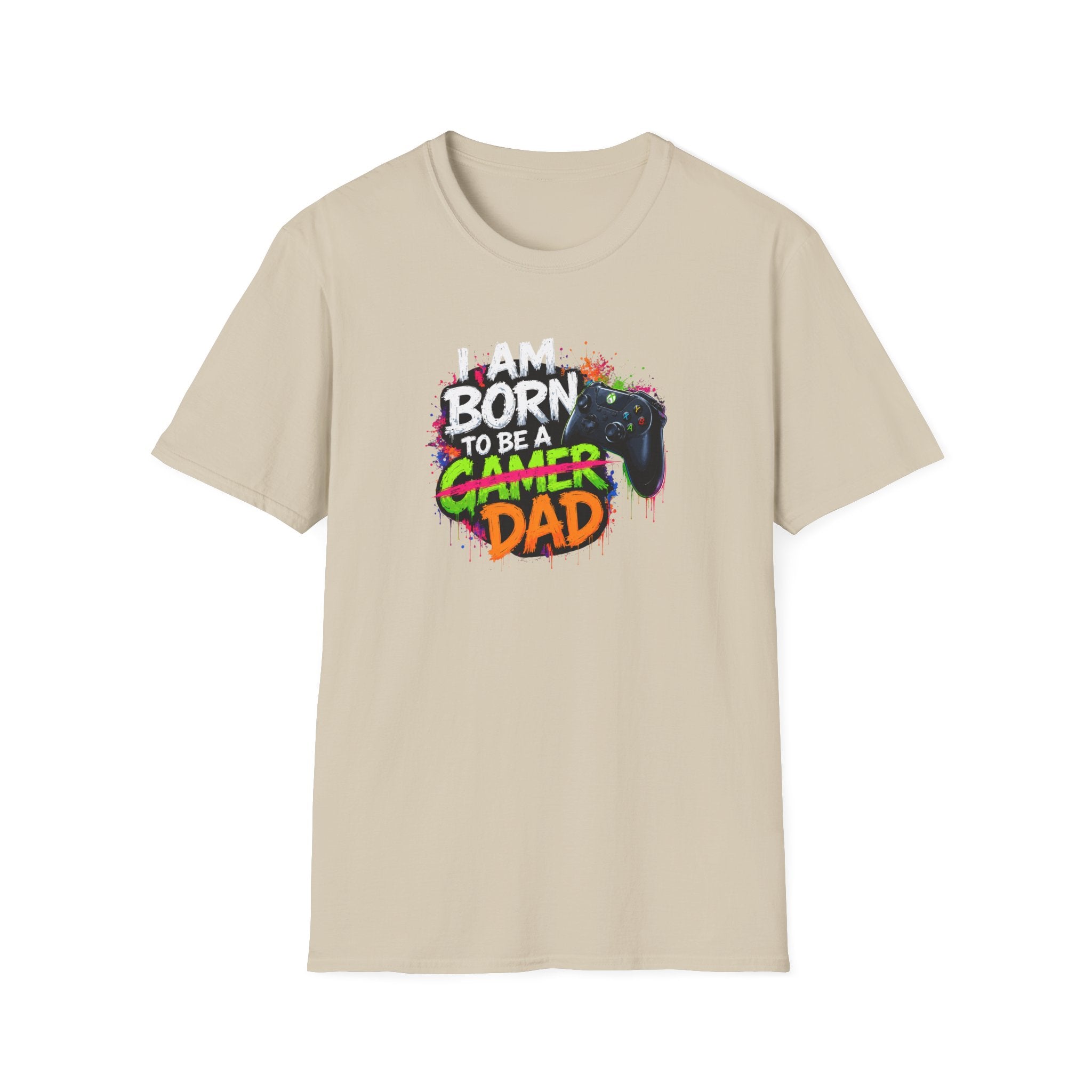"I Am Born To Be A Gamer Dad" T‑Shirt