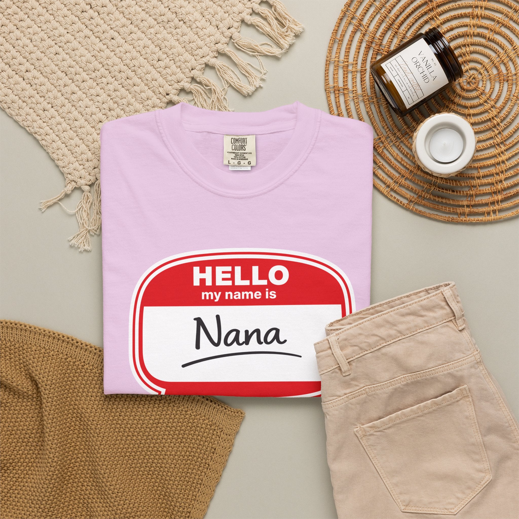 Hello My Name Is Nana T-Shirt