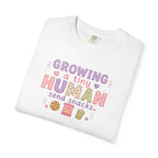 Growing a Tiny Human T-Shirt — "Growing a Tiny Human, Send Snacks" Maternity Tee
