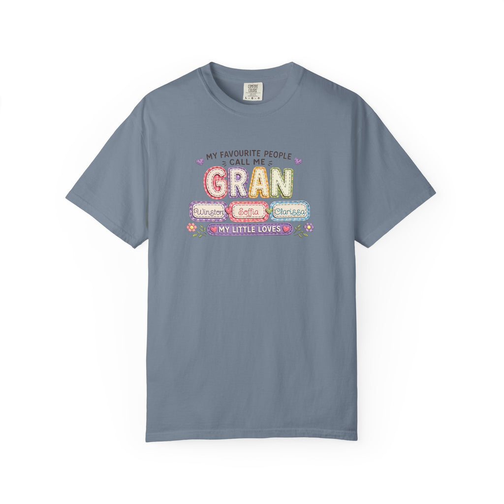 Gran Grandma T-Shirt – "My Favourite People Call Me Gran" Floral Gift Tee
