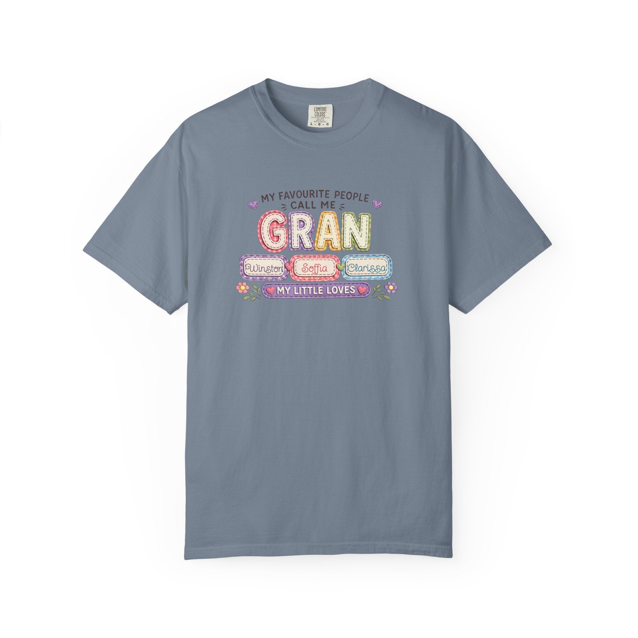 Gran Grandma T-Shirt – "My Favourite People Call Me Gran" Floral Gift Tee