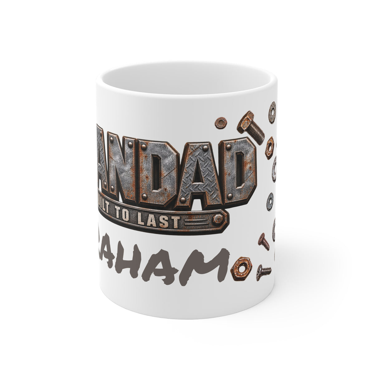 Grandad Built to Last Mug — Personalized