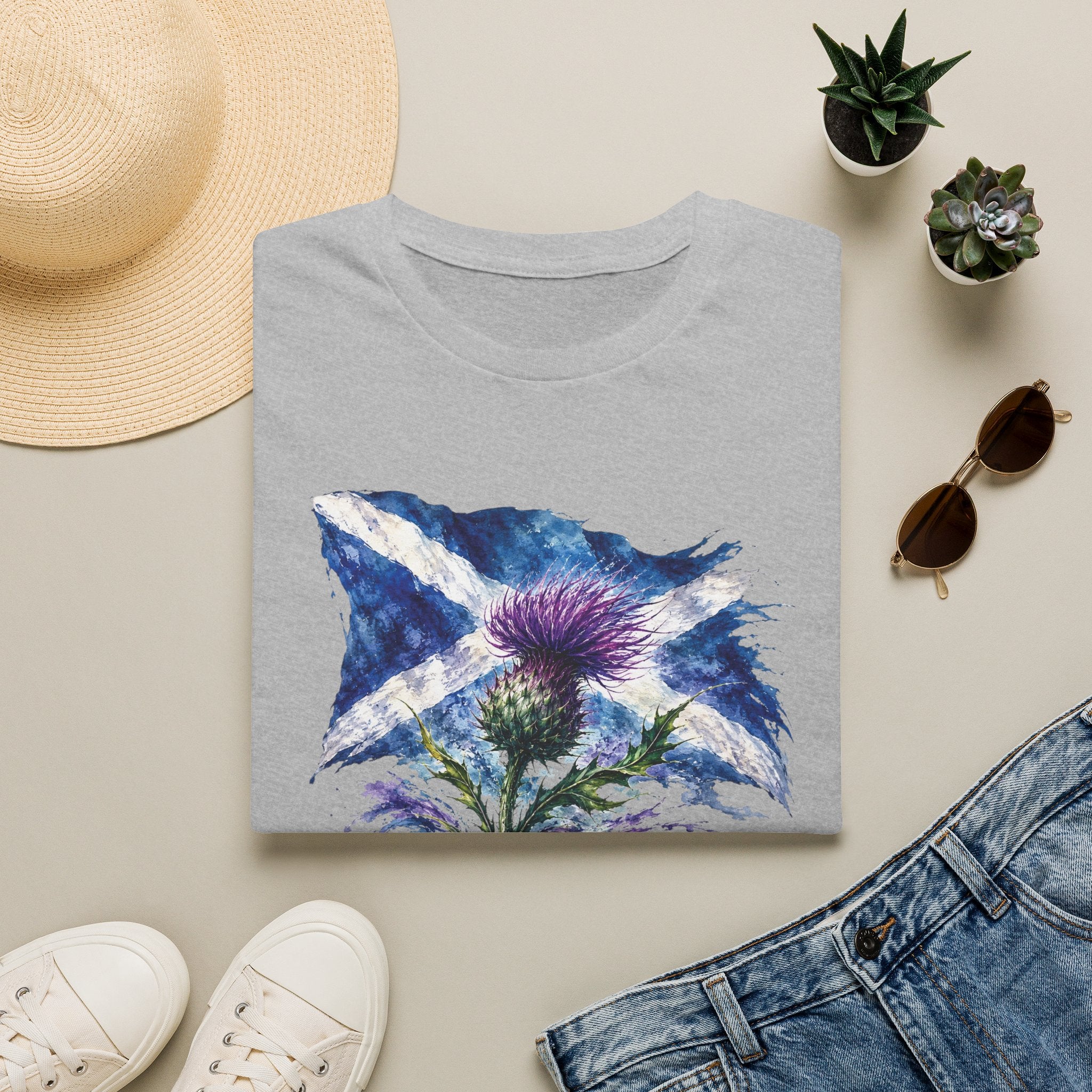 'O Flower of Scotland Flag Tee