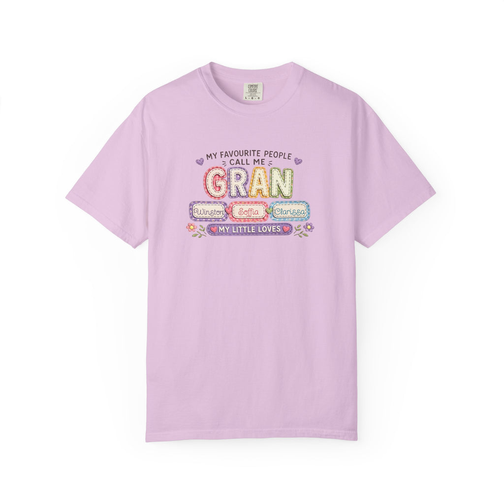 Gran Grandma T-Shirt – "My Favourite People Call Me Gran" Floral Gift Tee