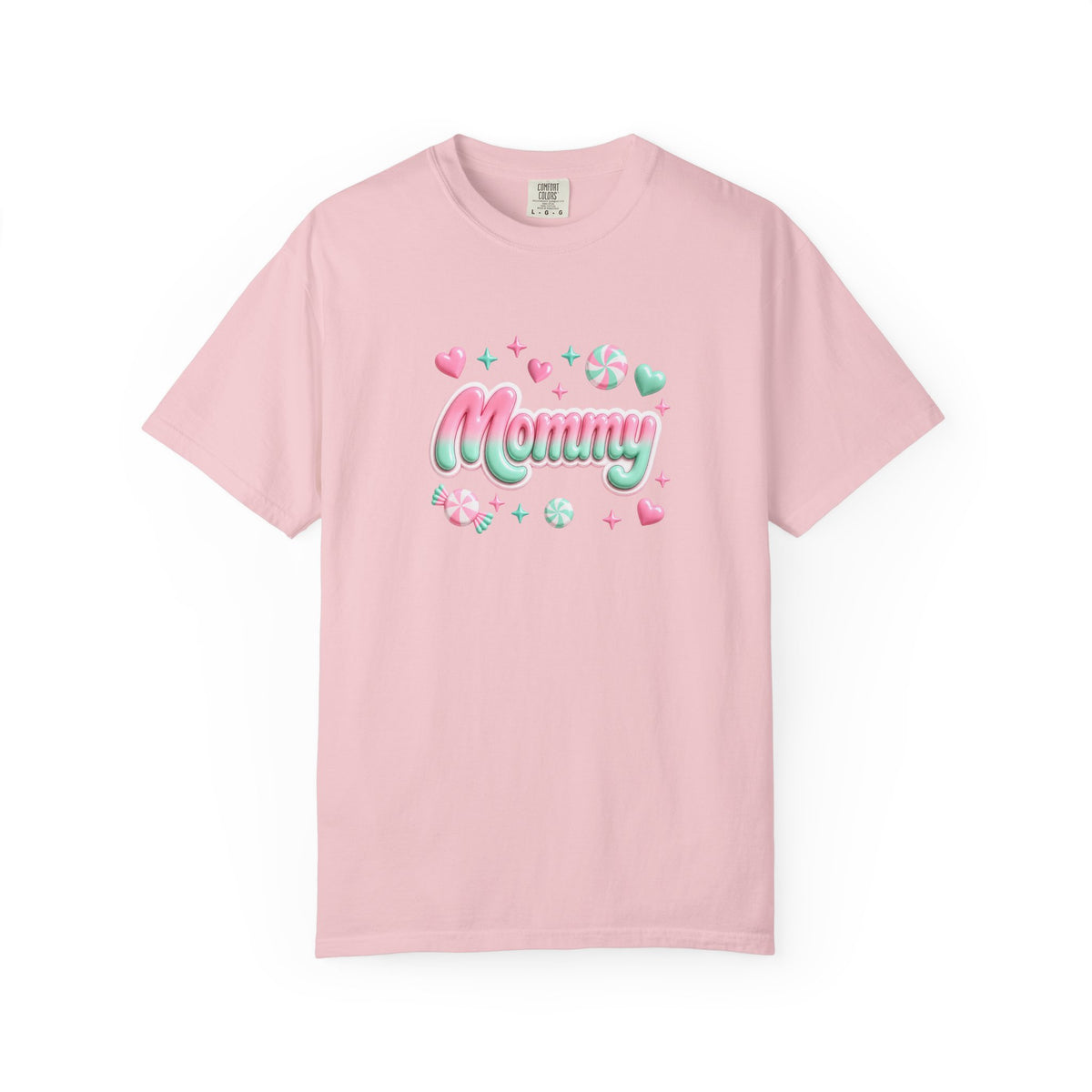 Mommy Pastel Candy Script T-Shirt