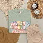 Grandma's Club T-Shirt — Cute Floral 'Grandma's Club' Rules Tee