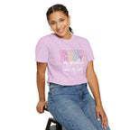 Grandma T-Shirt — "My Grandkids Have My Heart" Pastel Graphic Tee