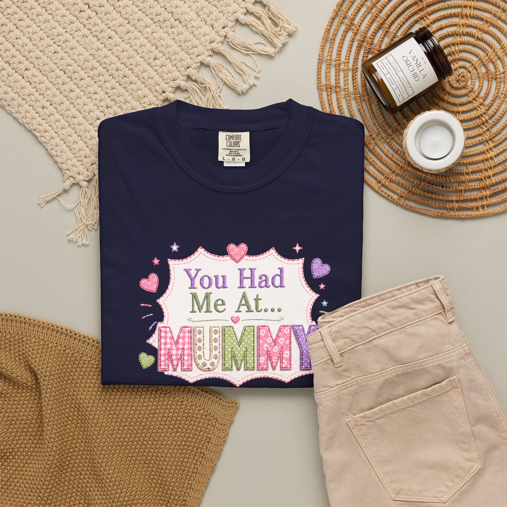You Had Me At... Mummy T-Shirt — Cute Pink Kids/Parent Tee for New Mums, Mother's Day Gift