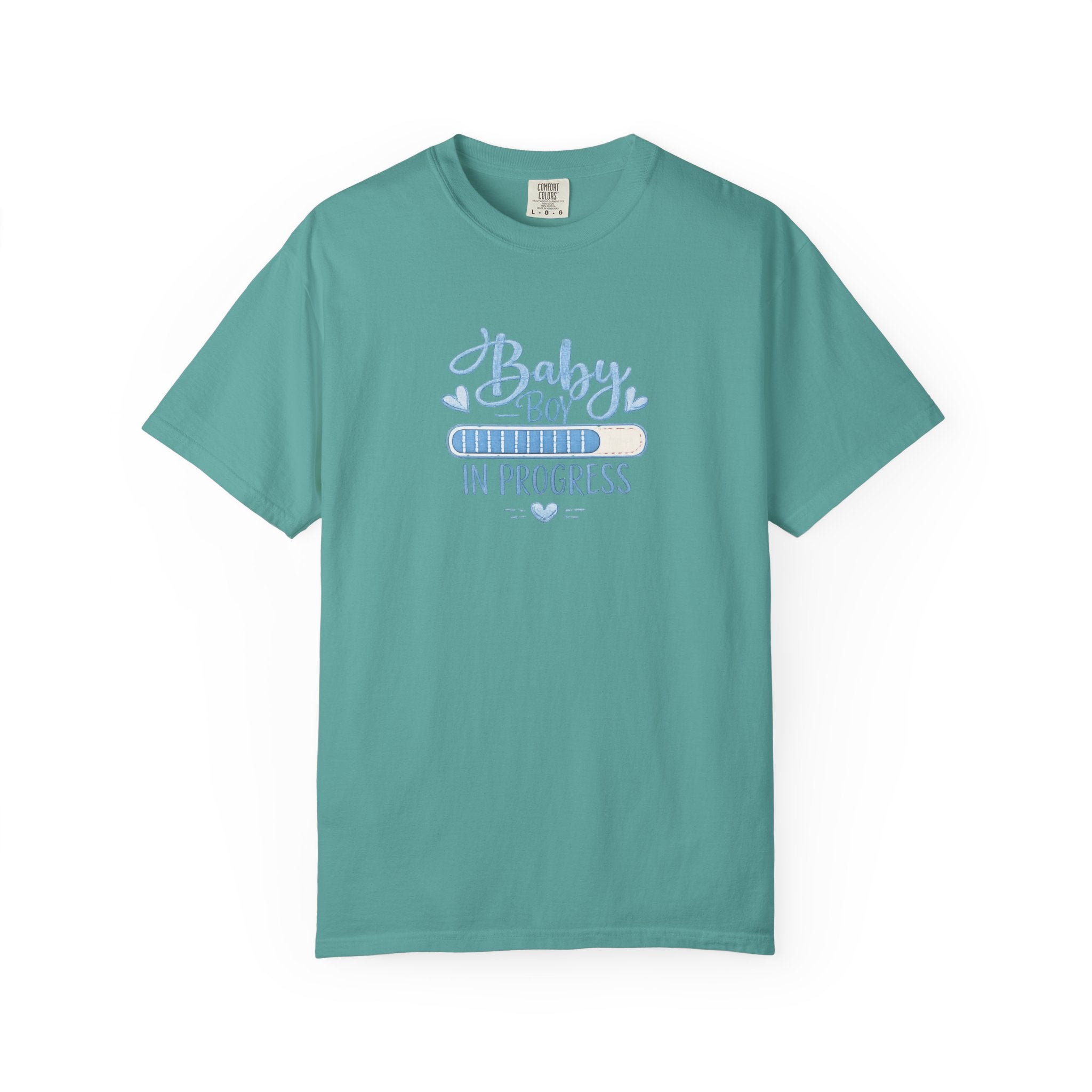Baby Boy In Progress T-Shirt — Pregnancy Announcement Tee
