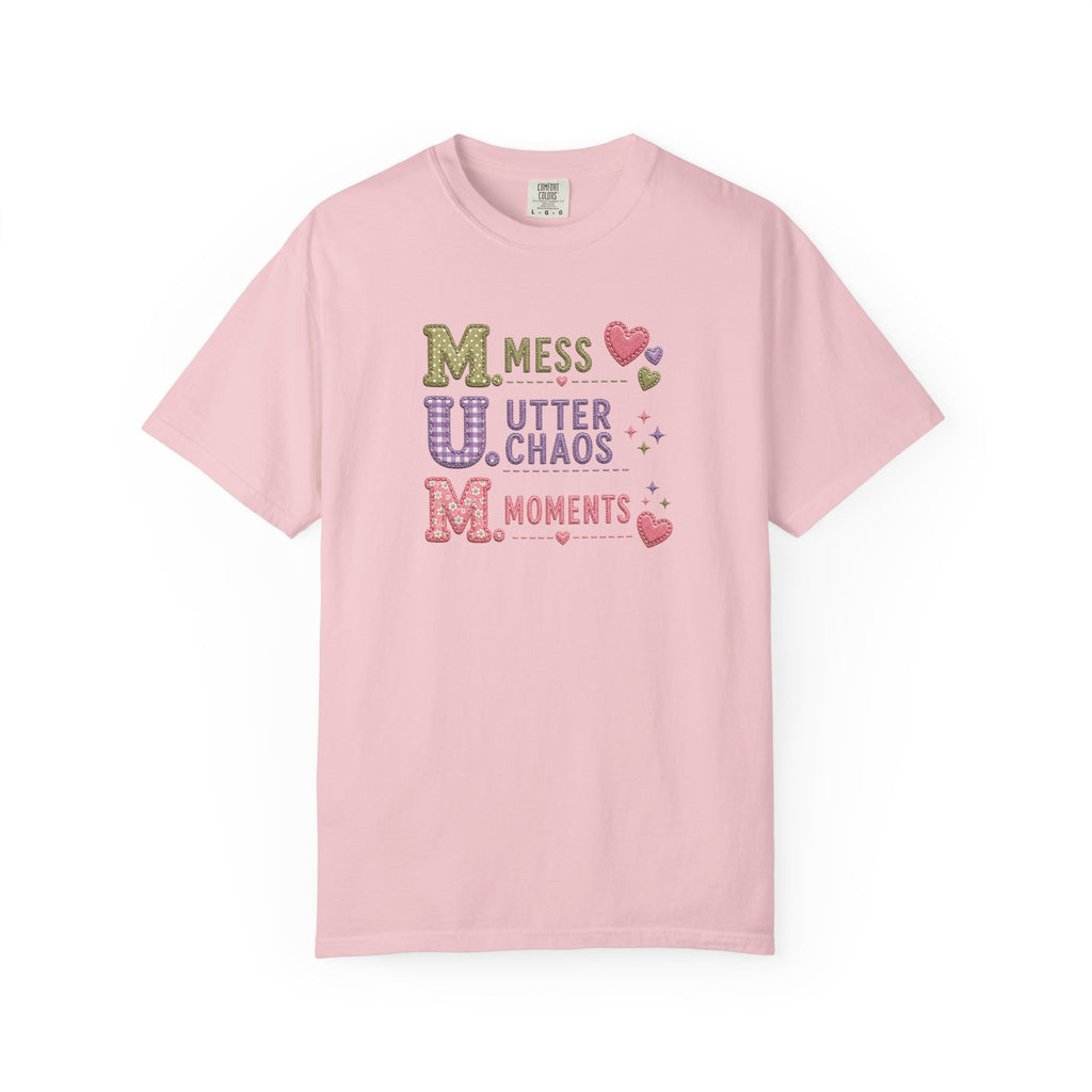 M.U.M. Acronym T-Shirt – "Mess, Utter Chaos, Moments" Mother's Day Graphic Tee