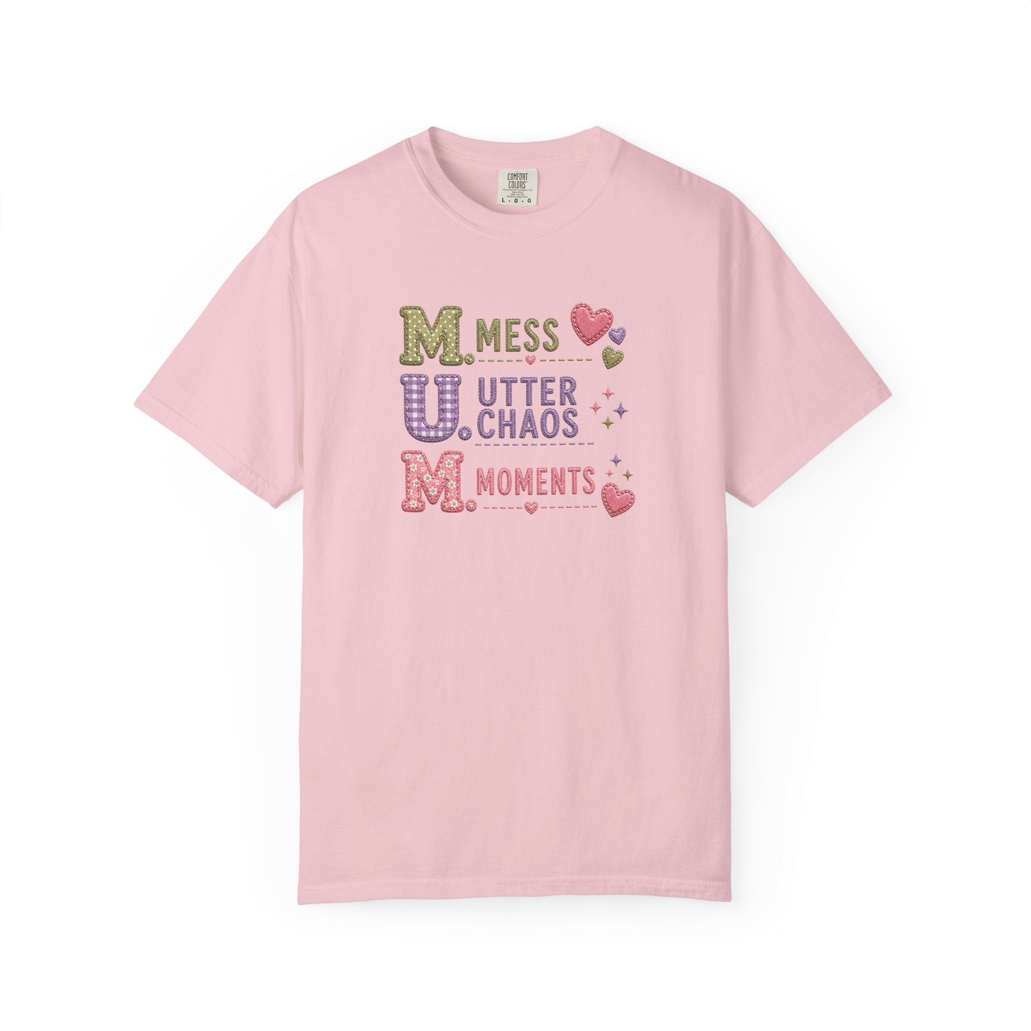 M.U.M. Acronym T-Shirt – "Mess, Utter Chaos, Moments" Mother's Day Graphic Tee