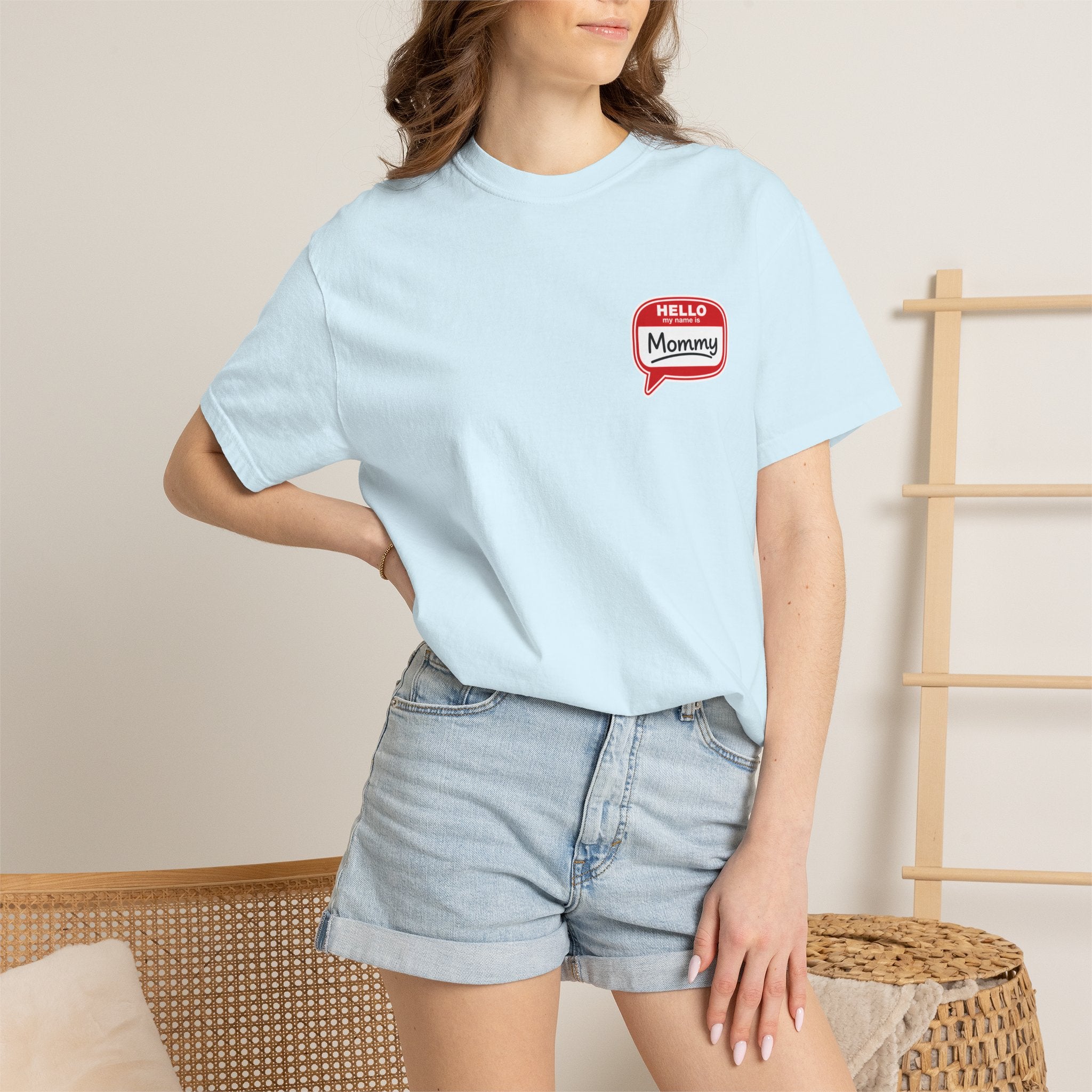 Hello Mommy T-Shirt — Cute Speech Bubble Mom Tee