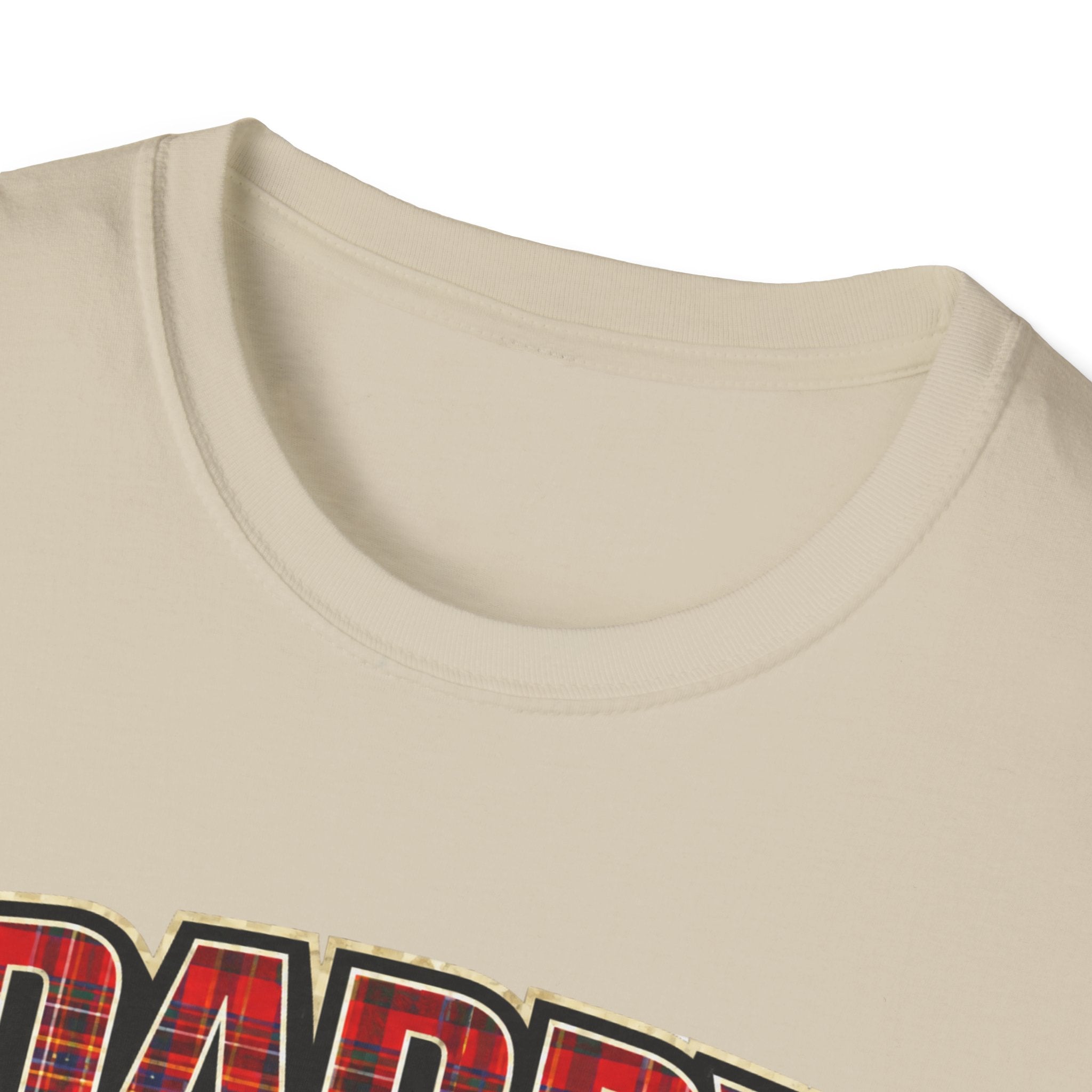 Daddy Est. 2026 T-Shirt — Plaid Dad Announcement Tee