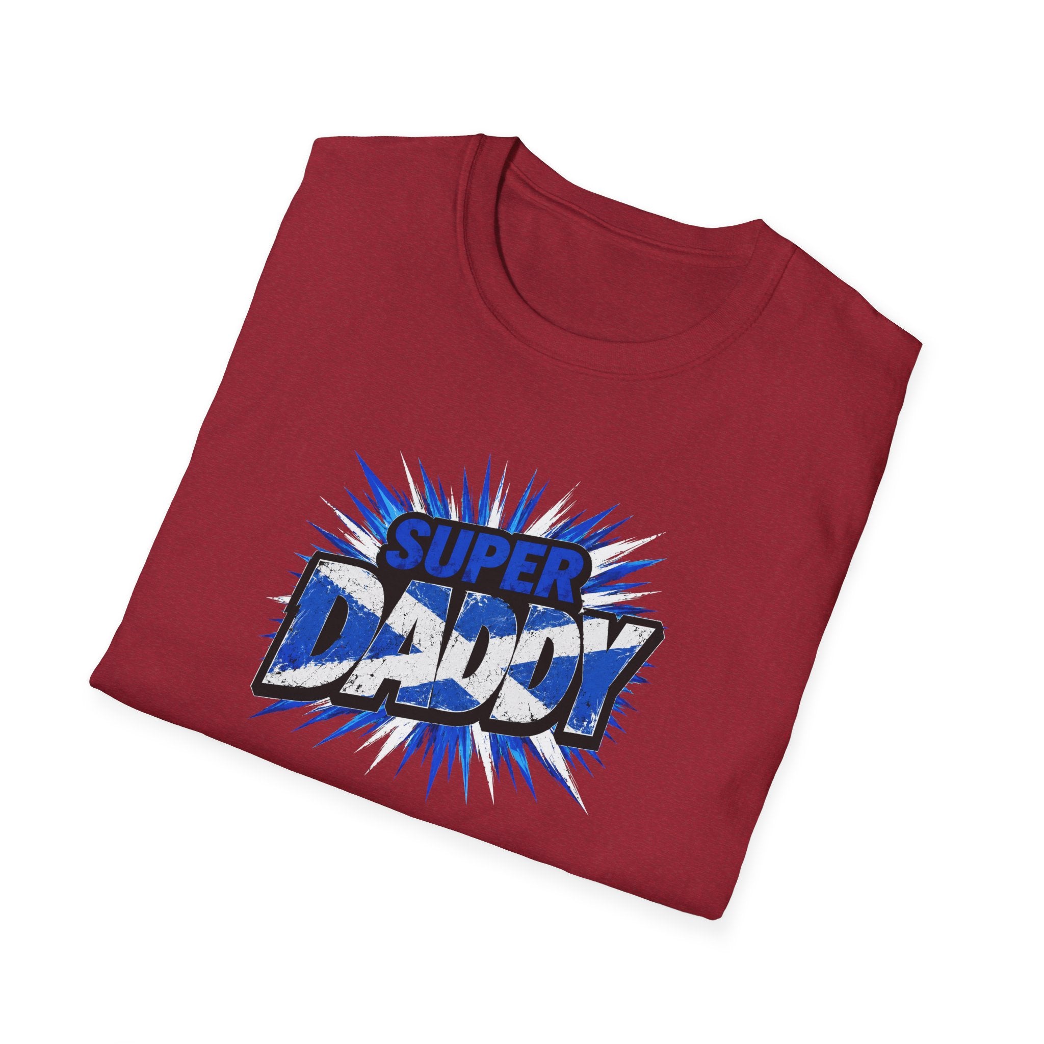 Super DADDY Scotland Flag themed T-Shirt