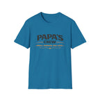 Papa's Crew T-Shirt — "Small Humans, Big Love" Grandpa Gift