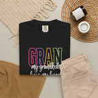 T-Shirt — "Gran my grandkids have my heart" Pastel Graphic Grandma Tee